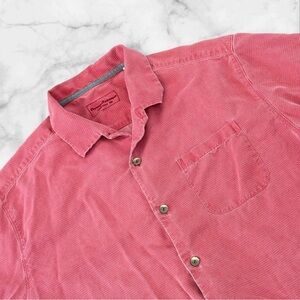 Tommy Bahama‎ SS shirts 100% Silk Red Original Fit Size XL